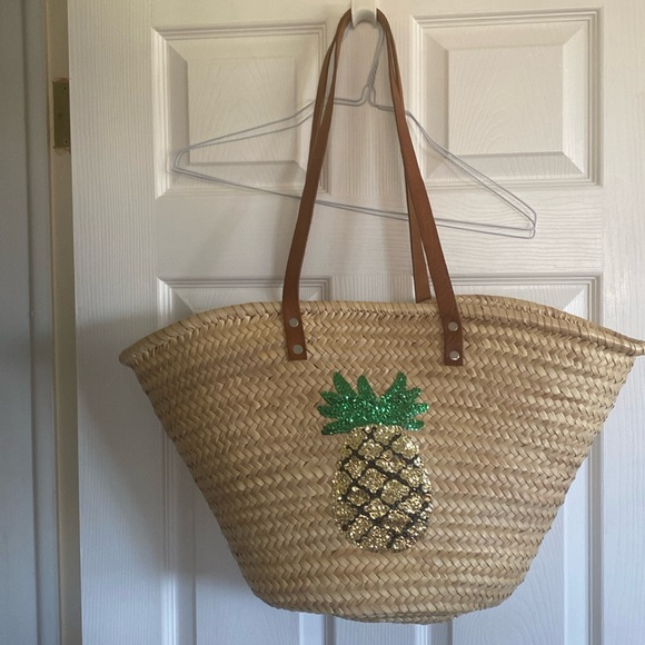 Made in Morocco FRENCH MARKET BASKET brand: BUCKLE UP” - Picture 1 of 3